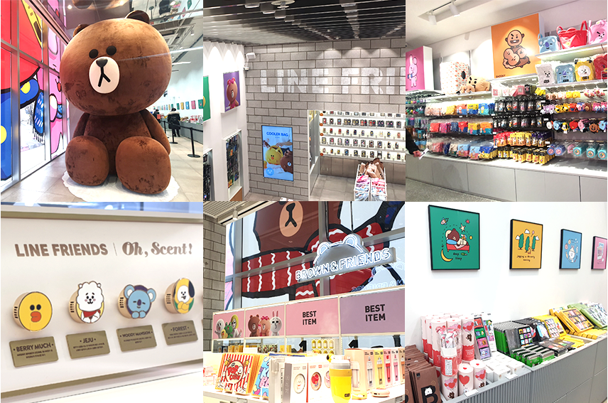 Флагманский магазин LINE Friends в районе Хондэ