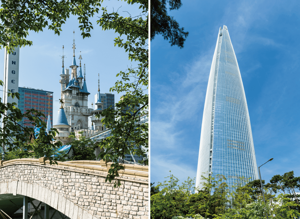 Lotte World Adventure и Lotte World Tower