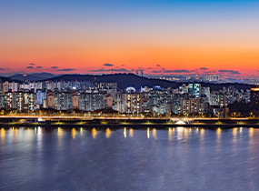 Ночной вид парка Ханыль (Night Views at Haneul Park)