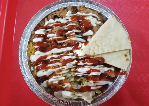 The Halal Guys ресторан в районе Итэвон (할랄가이즈 이태원점)