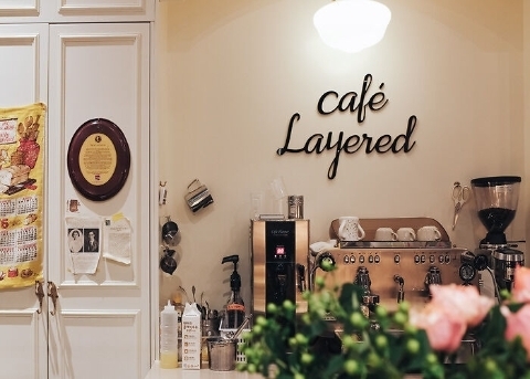 Cafe Layered в торговом центре The Hyundai Seoul